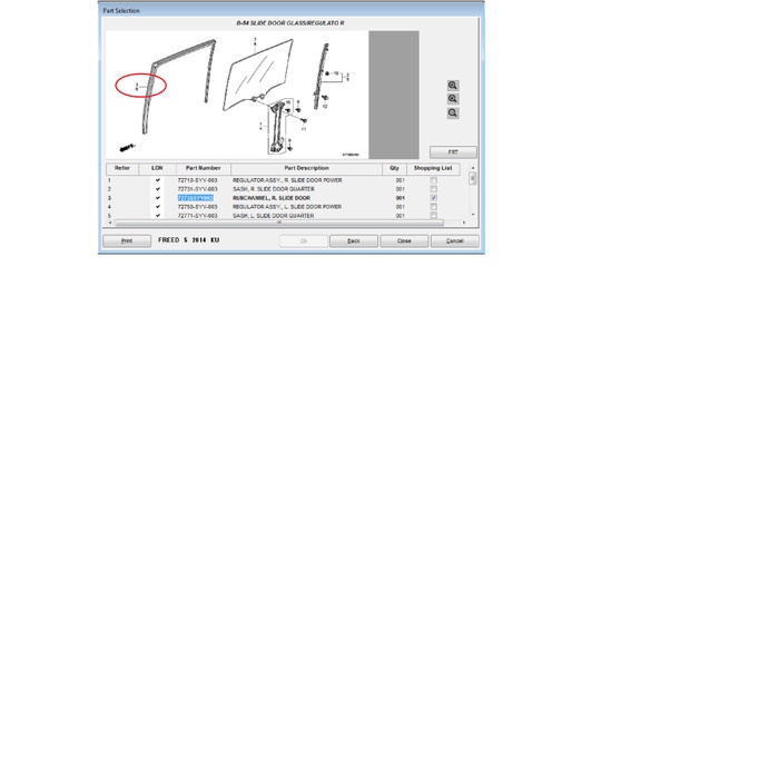 Karet Kaca / Chanel Kaca Pintu Belakang Freed Genuine