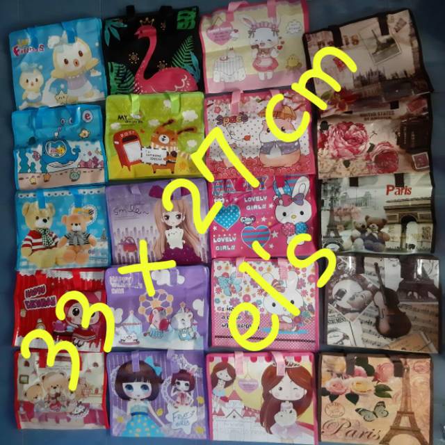 

Tas Karung Plastik 33 x 27 Tas Anak Goodie Bag