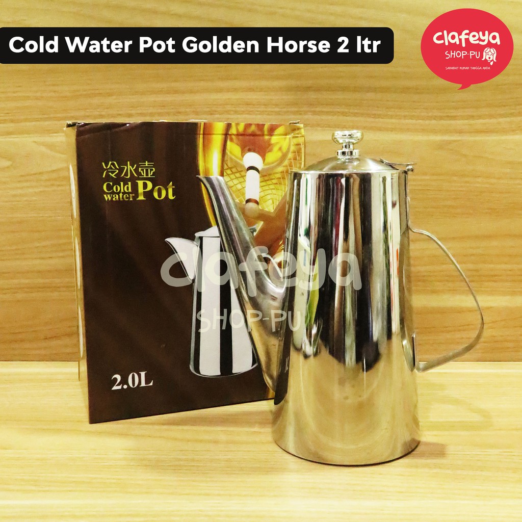 Teko/Pitcher/Tempat Air Golden Horse kapasitas 2 liter