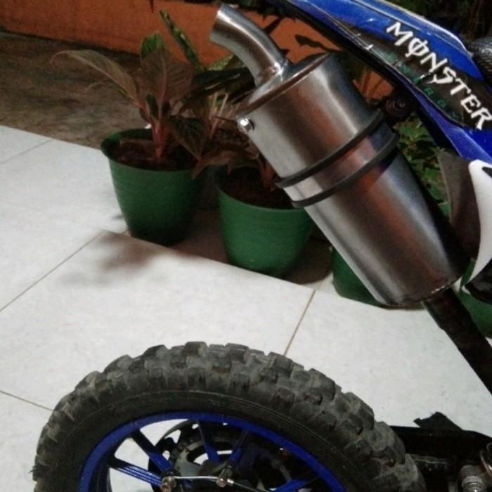Peredam suara knalpot/silencer knalpot motor mini 2tak 49cc