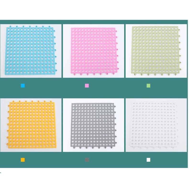 Keset Kamar Mandi POLKADOT Bathroom Non-slip Mats Bedroom Karpet kamar mandi 30x30CM