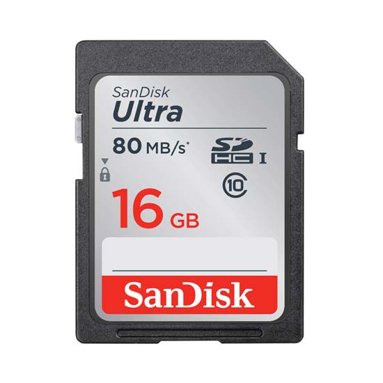 Sandisk Ultra SDHC Class 10 80MBps - 16GB