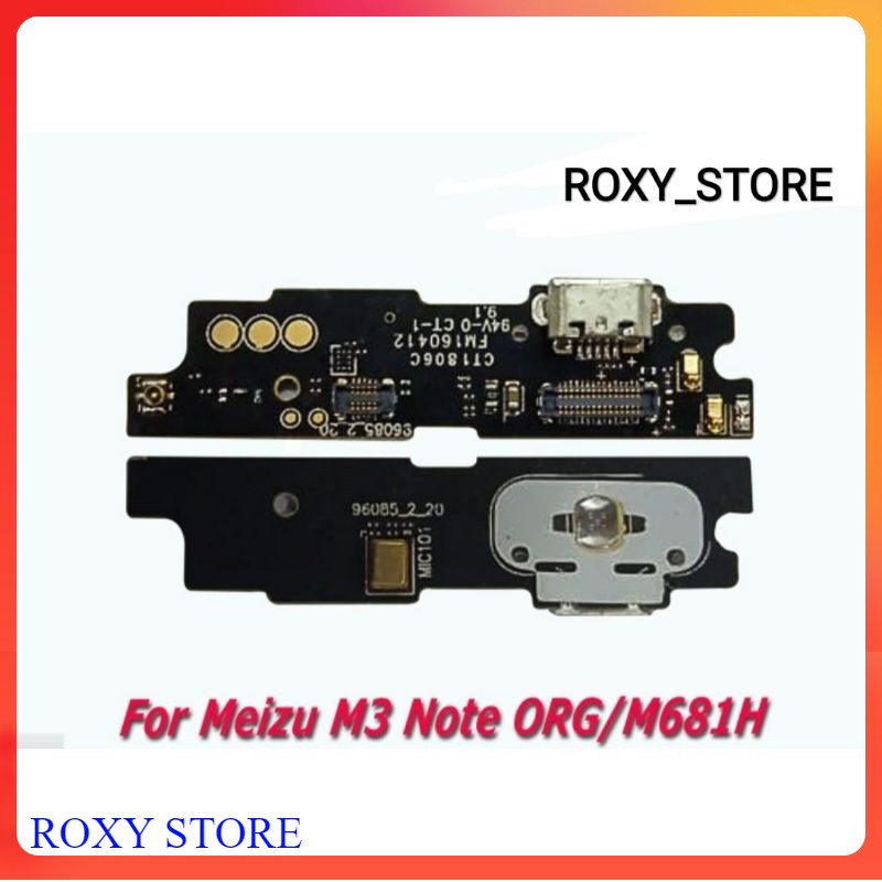 Board Charger Papan Cas PCB Meizu M3 Note Mic