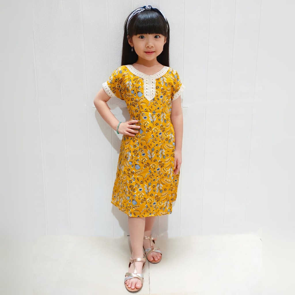 Dress arab anak / Dress anak motif dan polos