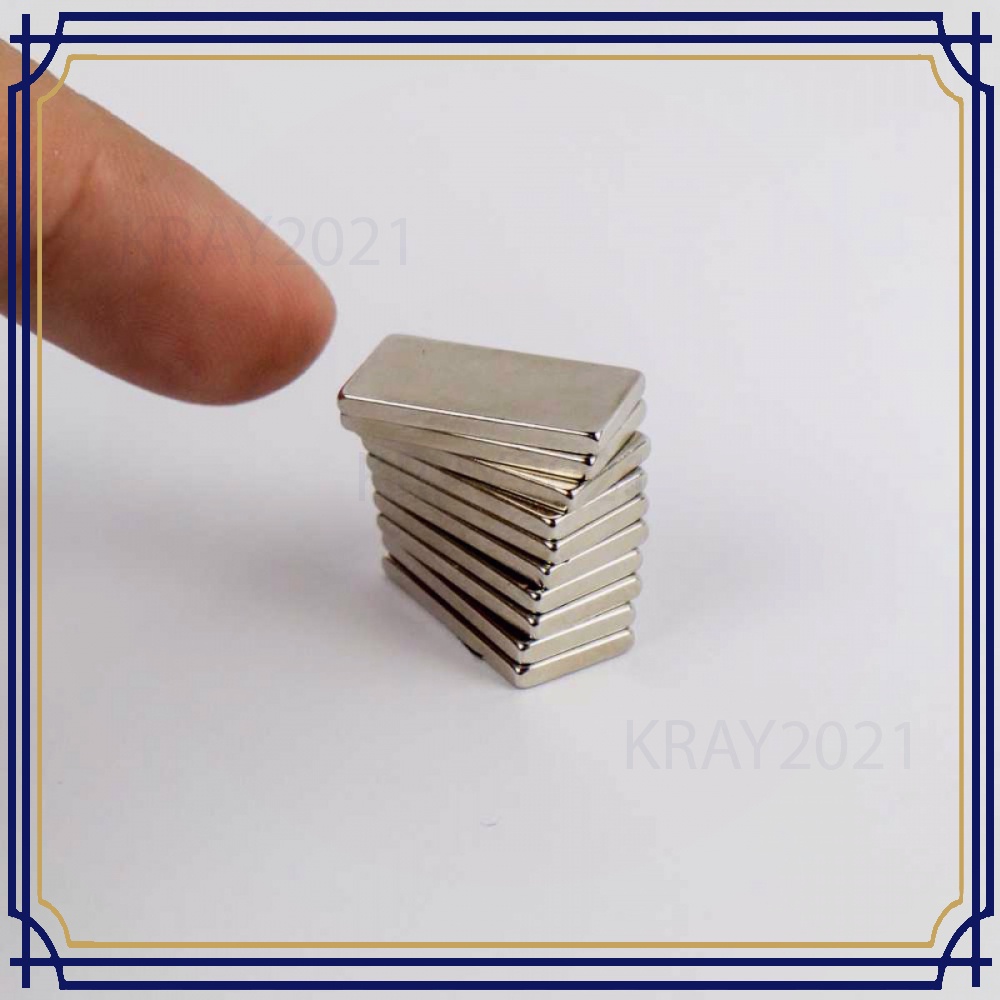 Taffware Strong Neodymium Magnet NdFeB N35 10PCS - MAG1