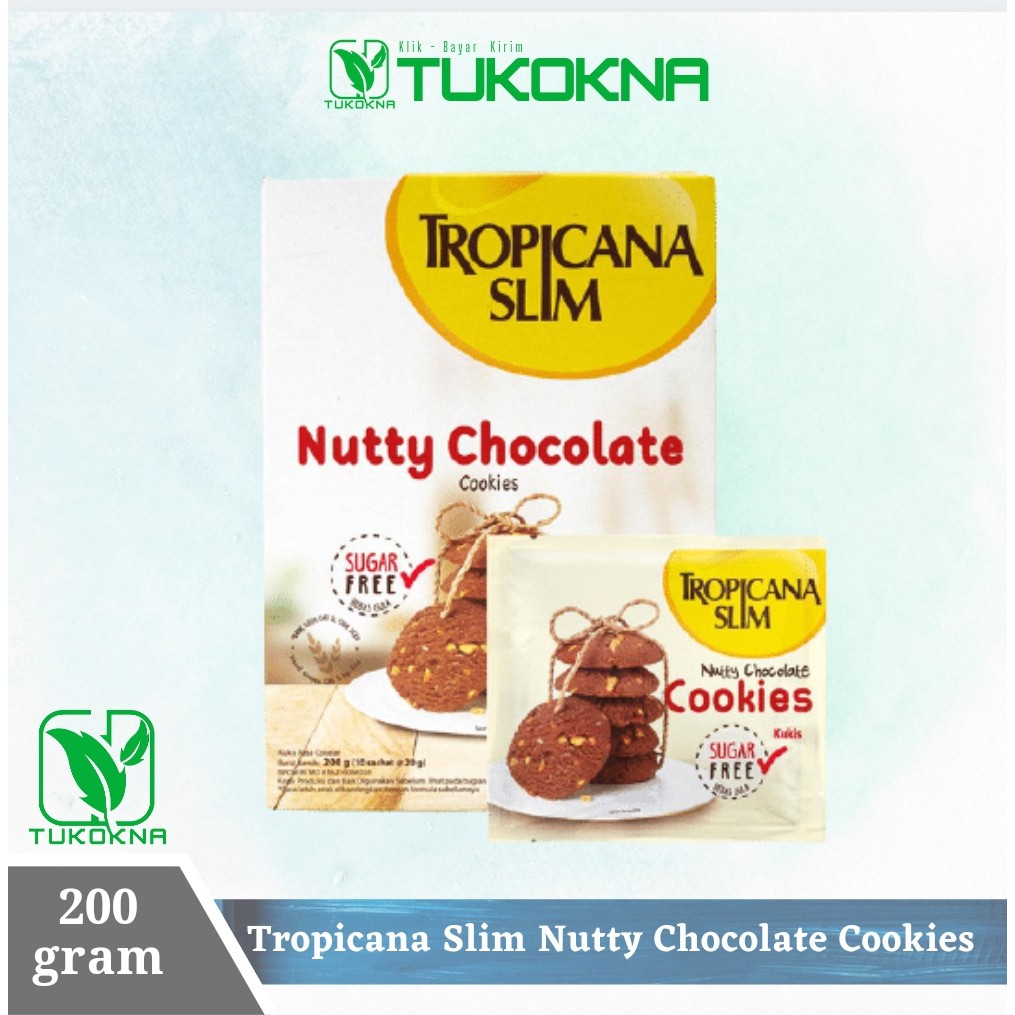 

Tropicana Slim Nutty Cookies Chocolate 200gr