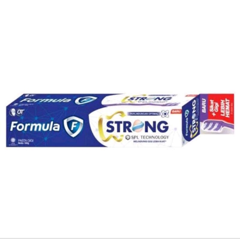 FORMULA STRONG // SPARKLING WHITE // CONFIDENT PASTA GIGI 160g Free sikat gigi