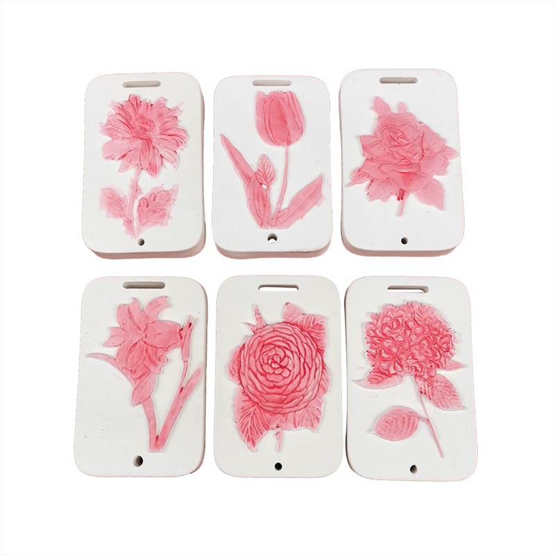 SIY  DIY Flower Hanging Tag UV Crystal Epoxy Resin Mold Listed Pendant Silicone Mould