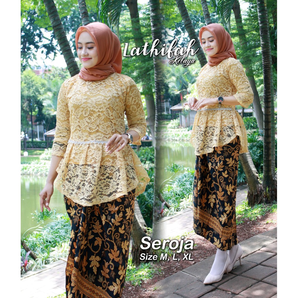 set kebaya soroja rok lilit