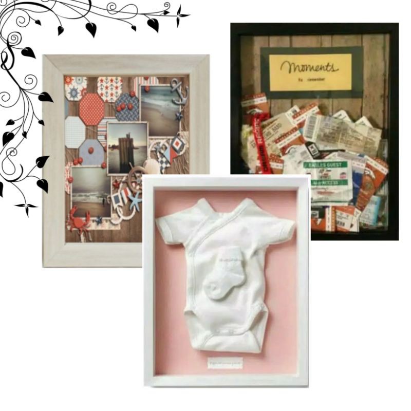 Bingkai Scrapbook Frame 3D Bingkai Pop Up Scrapframe 30x40 cm