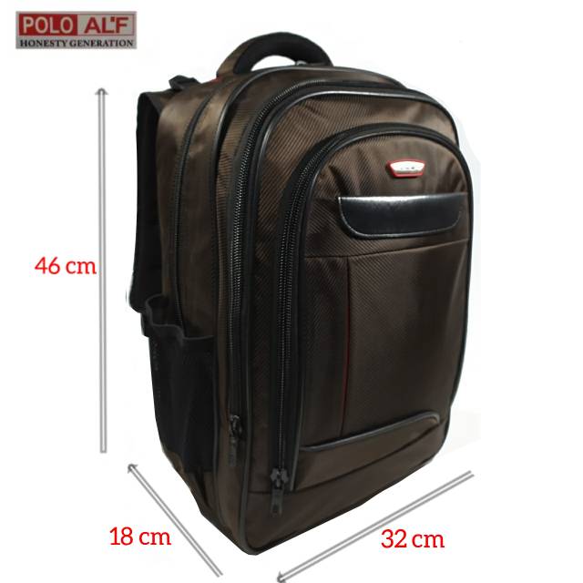 Tas punggung ransel laptop pria tas backpak polo AL'F 023