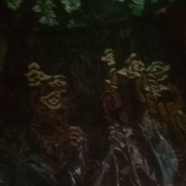 Kemeja Batik Anak Motif Ceri Hitam