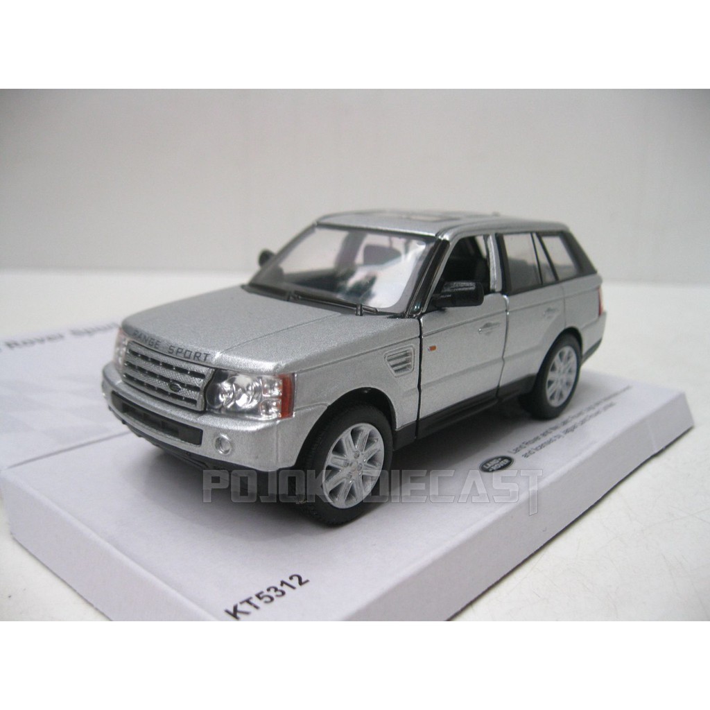 Range Rover Sport Silver Diecast Miniatur Mobil Kinsmart