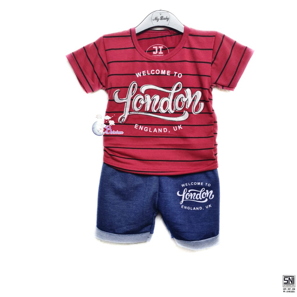 BOBOBAM BAJU BAYI LAKI LAKI  SETELAN ANAK COWO LUCU STELAN COWOK  6 12 BULAN  KEREN TRENDY KEKINIAN SALUR LONDON