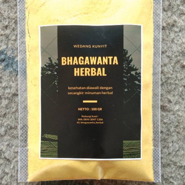 KUNYIT BUBUK / WEDANG KUNYIT / MINUMAN HERBAL