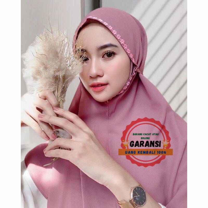 BERGO MARYAM RENDA MELATI DIAMOND / HIJAB BERGO MELATI NON PET