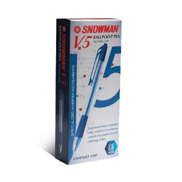 

Snowman Pulpen/Ballpoint/Ballpen V5 Biru 0,7mm
