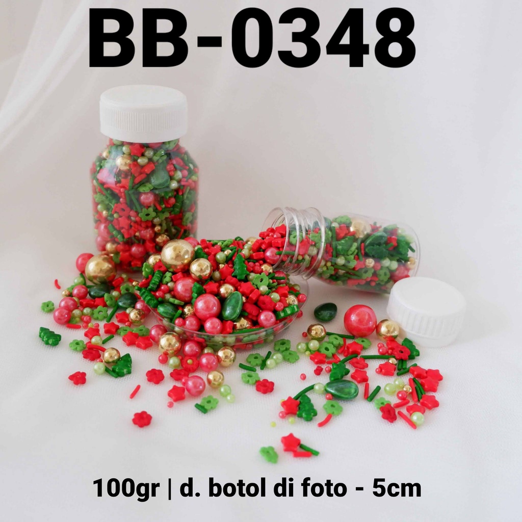 

BB-0348 Sprinkles sprinkle springkel 100gr gold merah hijau pohon yamama baking grosir murah sprinkles cake dekorasi mutiara trimit decoration story sprinklestory sprinklesstory sprinkle story yamama baking
