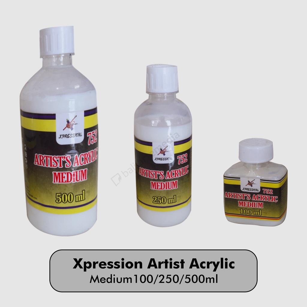 Xpression Artist Acrylic Medium100/ 250/ 500ml/ No.752