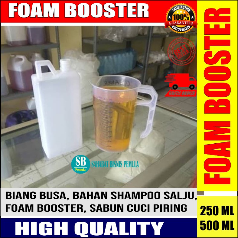 FOAM BOOSTER - Penambah busa, cuci motor, sabun cuci piring dan sabun 250 ml