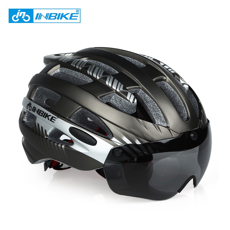 INBIKE Helm Sepeda MTB Ultralight Windproof Lens Size L