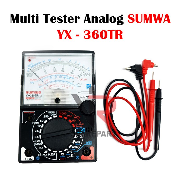 MULTITESTER ANALOG SAMWA SUMWA YX-360TR (BATERAI TERPISAH)