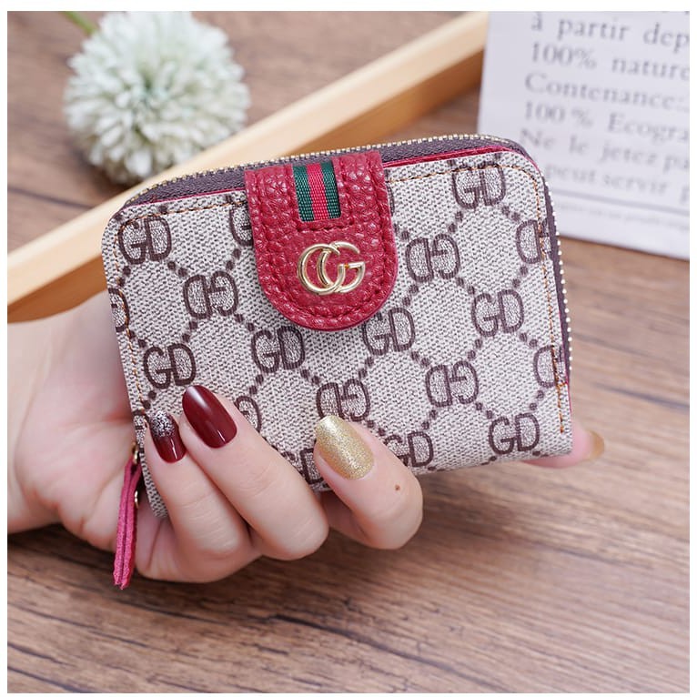 ( Fy ) COD DOMPET WANITA  G01 DOMPET IMPORT MOTIF GD LIPAT MURAH ORIGINAL DOMPET MINI