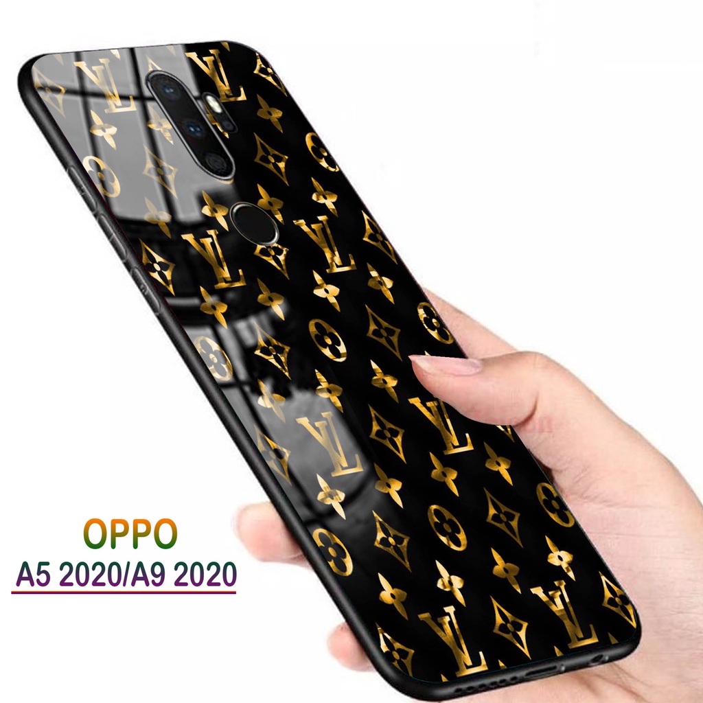 Softcase Glass Kaca OPPO A5 2020, A9 2020 - Casing HP OPPO A5 2020, A9 2020 [ S27 ].