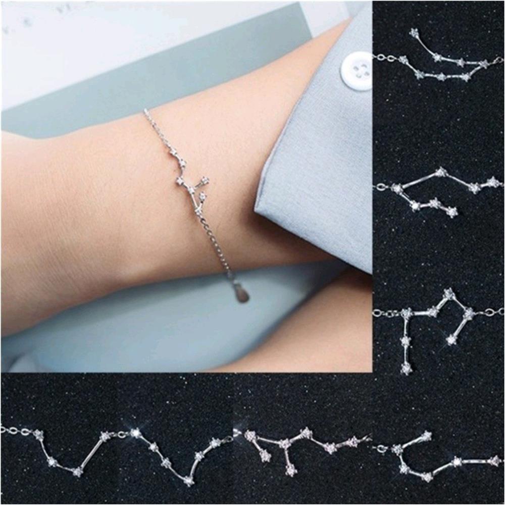 Lily Constellation Gelang Perhiasan Baru Cubic Zirconia Diamonds Guardian Star Braceletss