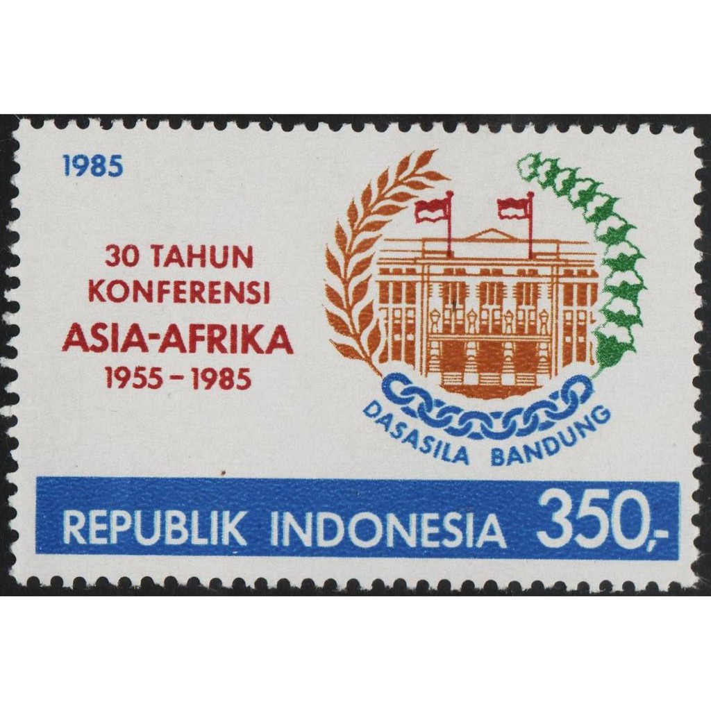 

Perangko Filateli #I101 - Indonesia MNH 1v 24.04.1985 Asia Africa Conference 30th Anniv