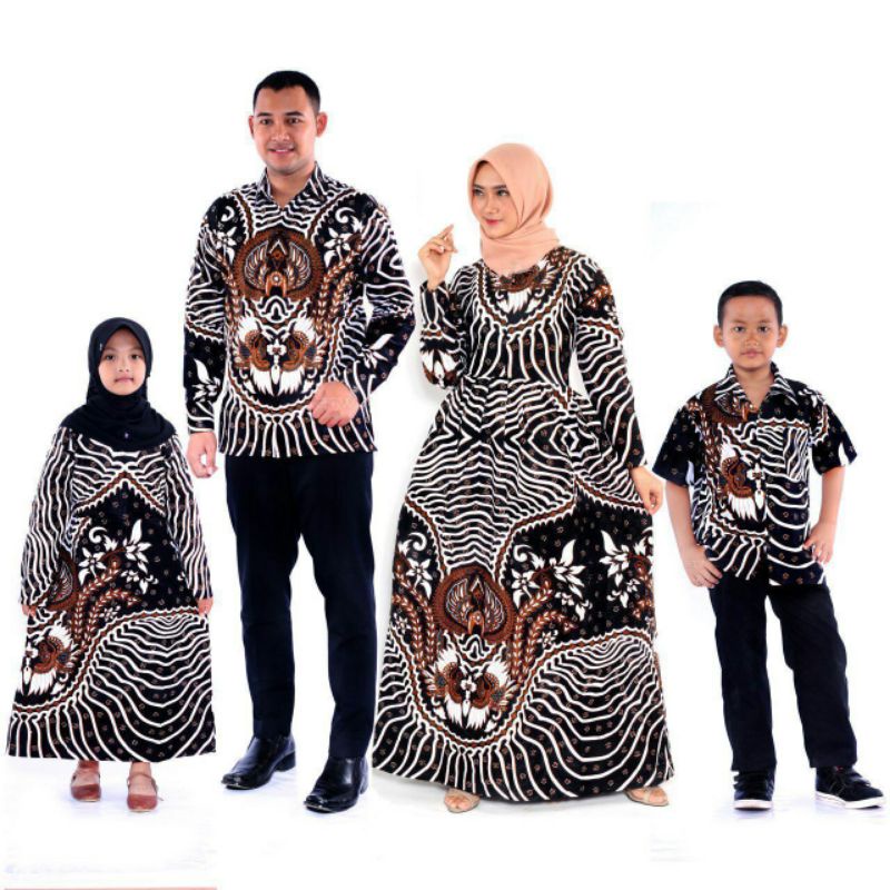 BATIK COUPLE KELUARGA sania ruffle ori ndoro jowi dnt gamis batik batik couple baju batik kemeja batik batik keluarga baju batik