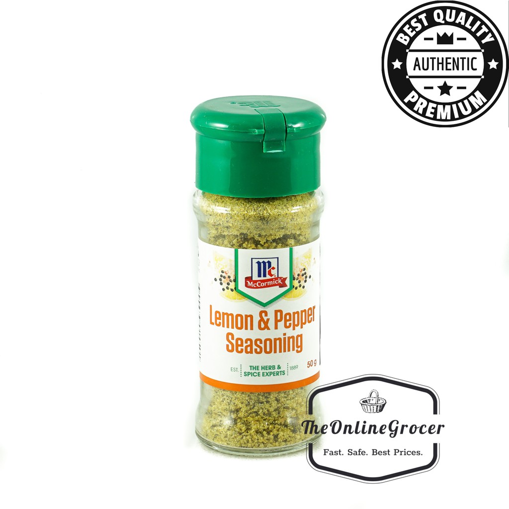 McCormick Lemon &amp; Pepper Seasoning/Bumbu Lemon dan Merica 50g