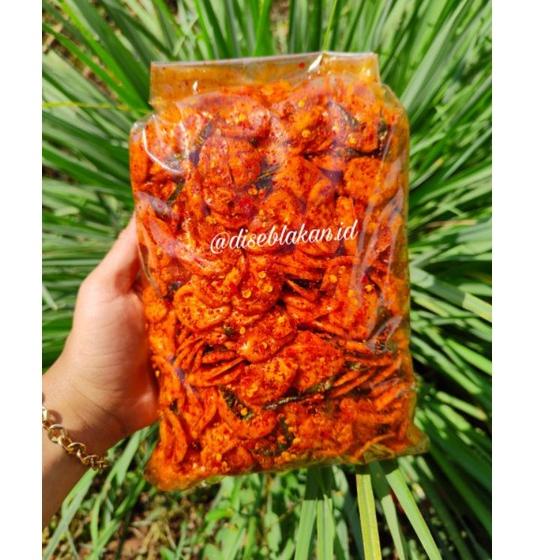 

Sale LVM kerupuk seblak seblak bantat pedas daun jeruk isi 500gram 58 Ready