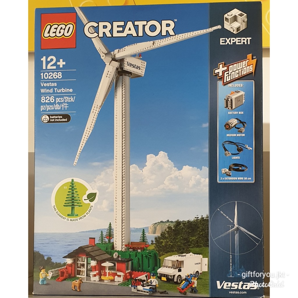 lego creator 10268 vestas wind turbine