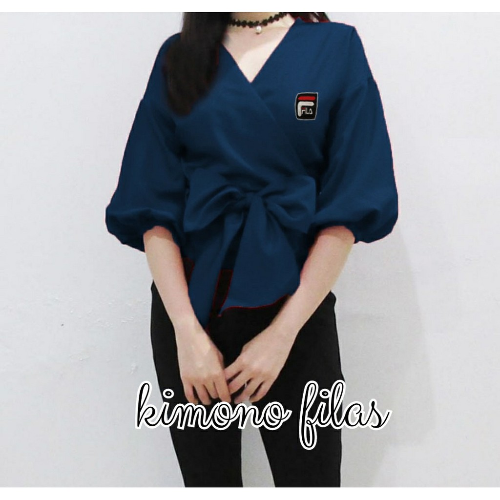 FWG - BLOUSE FITA / BLOUSE KOREA WANITA / PAKAIAN WANITA TERBARU / ATASAN KOREA