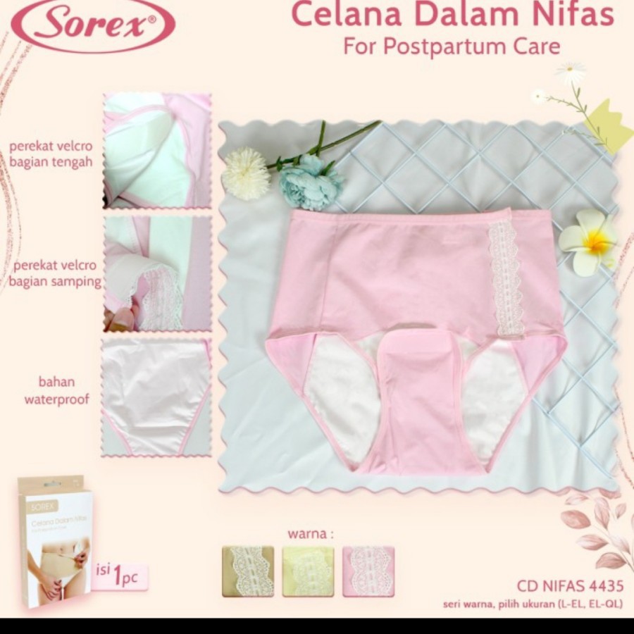 cd celana dalam nifas pasca melahirkan sorex 4435 pospartum care