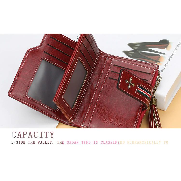 BAELLERRY N1636 Dompet Wanita Kecil Bahan Kulit PU Leather Premium WATCHKITE WKOS