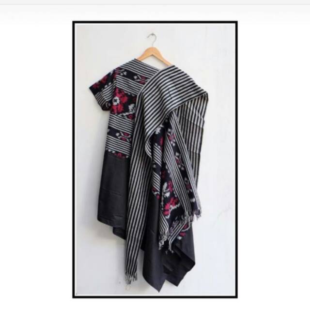 Dress tenun lurik etnic