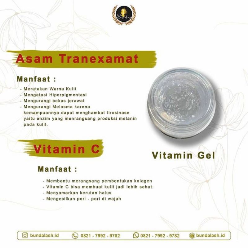 ZAE GLOW Cream boster vitamin gel