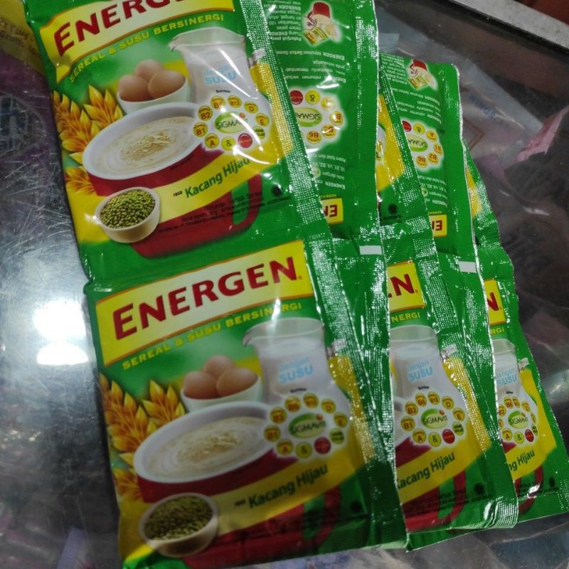 

Energen Sereal Sachet Rasa Kacang Hijau 30g