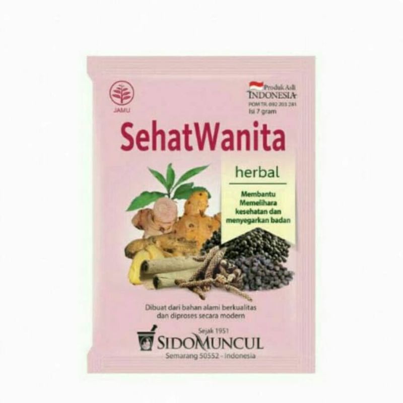 Jamu Sehat Wanita Sido Muncul