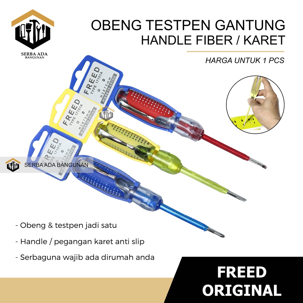 TESPEN/OBENG TES LISTRIK FREED - TESTPEN JUMBO GANTUNG