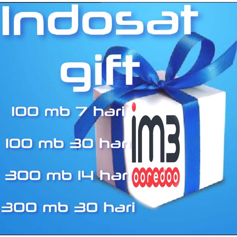 Paket Data Gift Indosat IM3 Ooredoo