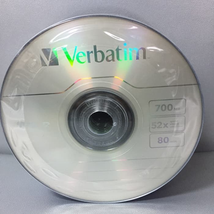 CD-R / CDR Kosong Verbatim 52x | 700 MB jual ecer per keping