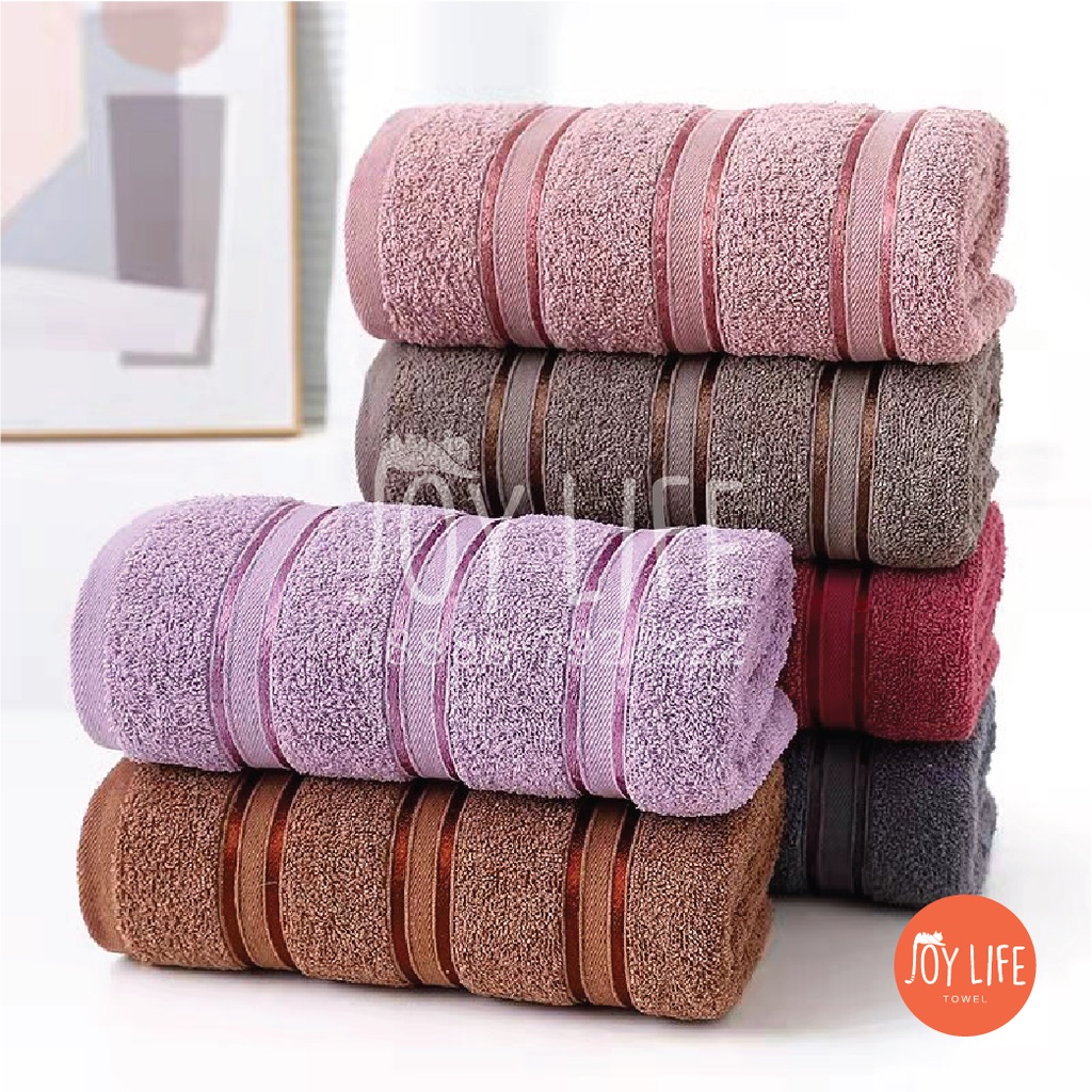 Handuk mandi katun 80cmx160cm / handuk dewasa / motif italy tebal dan lembut