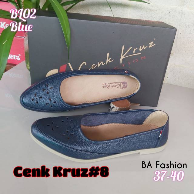 Sepatu kulit wanita cenk kruz