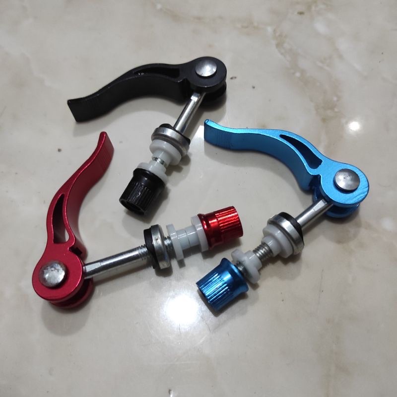 Sadel clamp seatpost Baut seatpost sepeda untuk menaik turunkan sadel