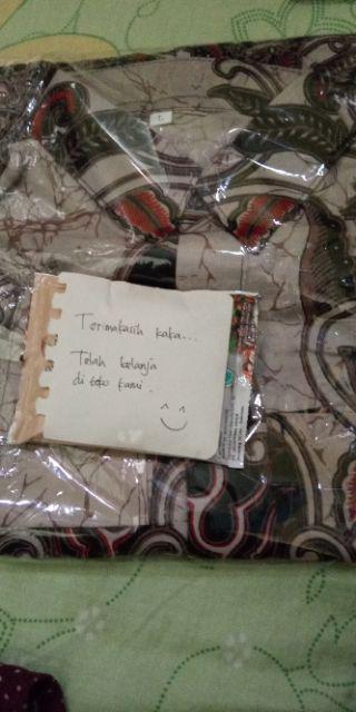 Kemeja Batik Pria Motif Modern Lengan Panjang Murah Terbaru