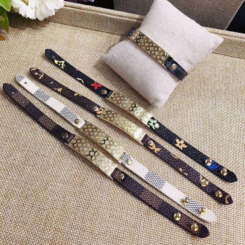  Gelang  Lv  Fashion import Bahan Kulit  0785 Shopee Indonesia