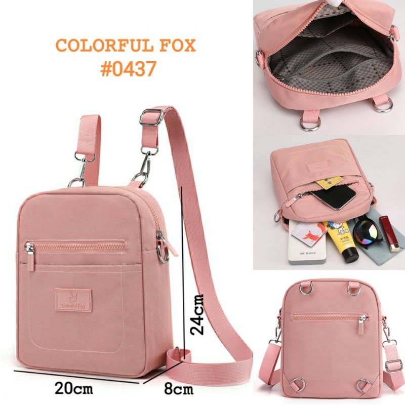 COLORFUL FOX 0437 - Ransel wanita - Tas selempang - Tas wanita